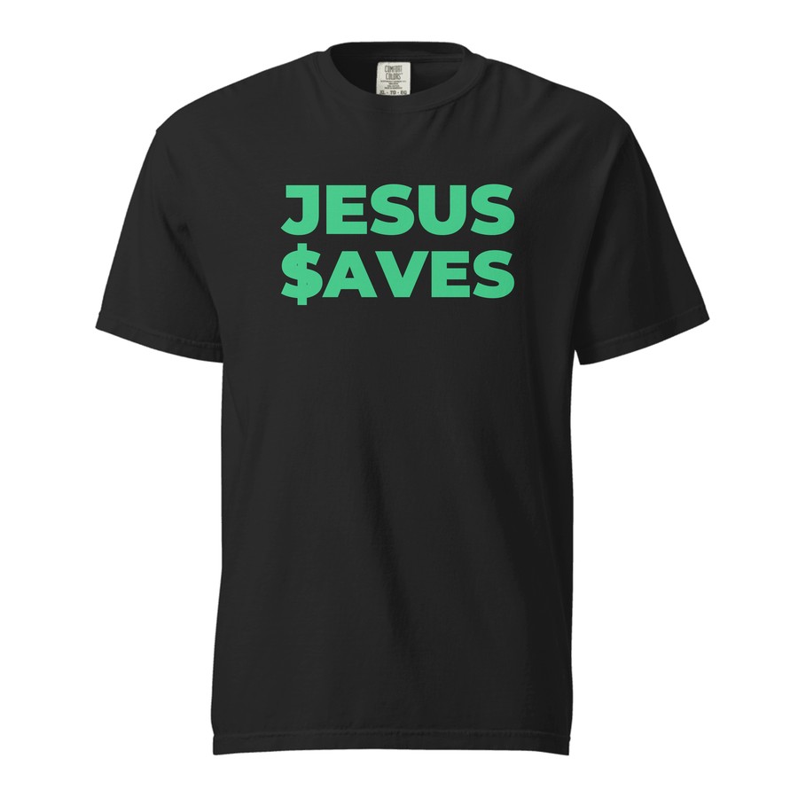 Jesus $aves tee — front